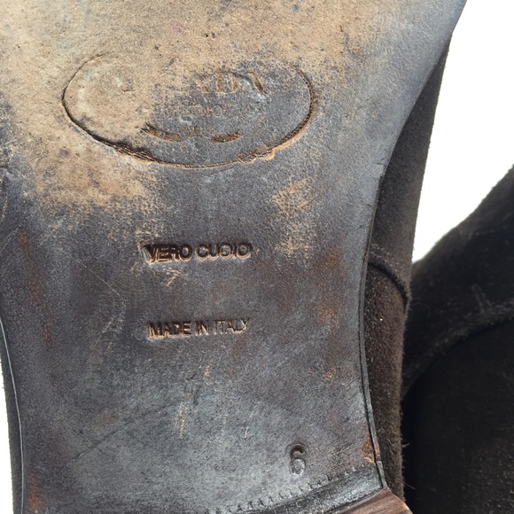 PRADA SUADE ANKLE MEN’S BOOTIES  SIZE 7 USA - Picture 8 of 9